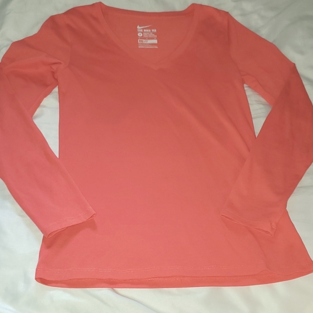 Women's Nike V-neck, Dri-Fit, Athletic Cut T-Shirt